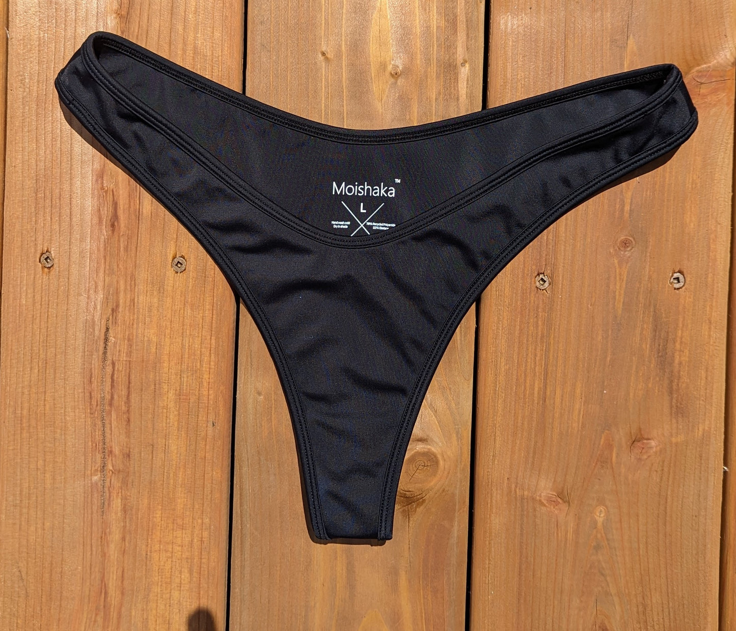 Thong cheeky Noir