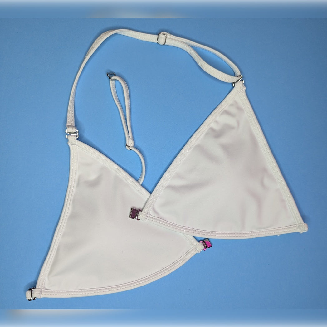 Haut De Bikini Triangle Blanc